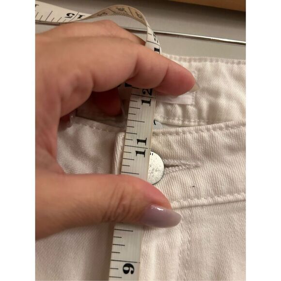 DL1961 Hepburn High Rise Wide Leg sz 27 distressed barrel minimalist - Picture 6 of 9